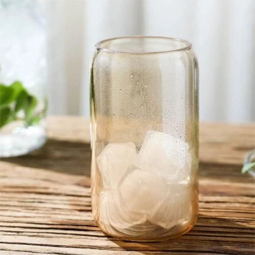 Cans-shape Golds Tall Glass Cans-shape Golds Tall Glass