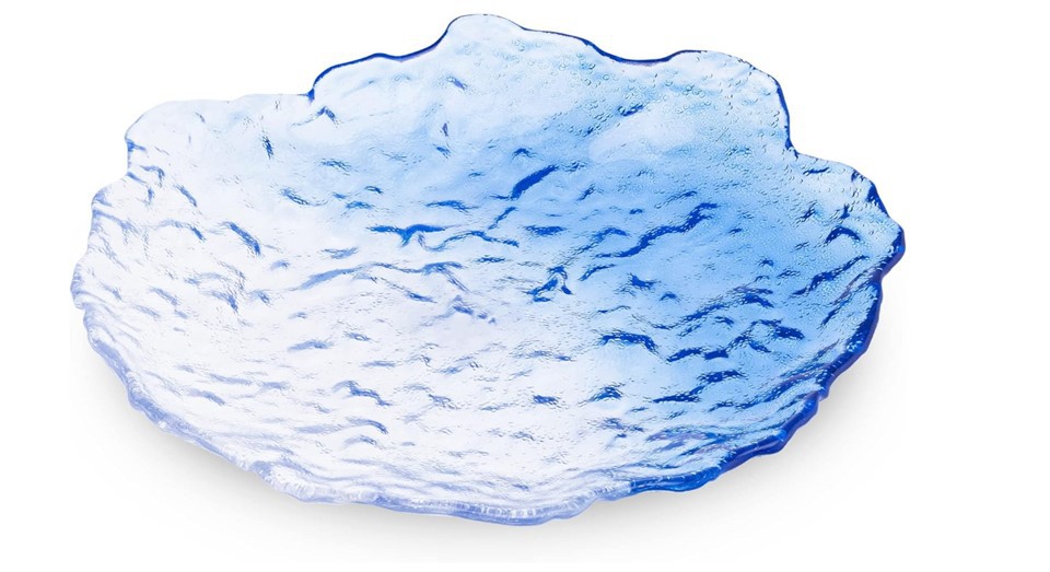 Colorful Ocean Decorative Glass Plate