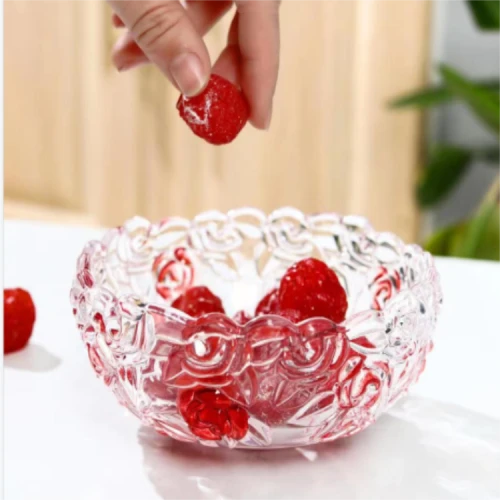 Fruit  Rose Creative Glass bowl 4