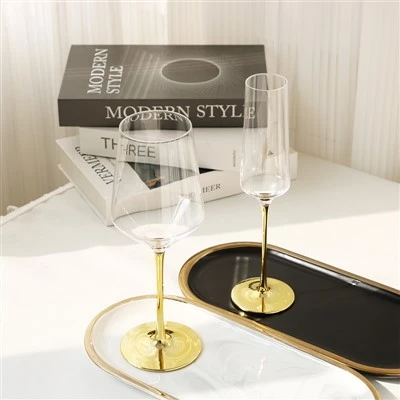 Electroplated Wine Glass