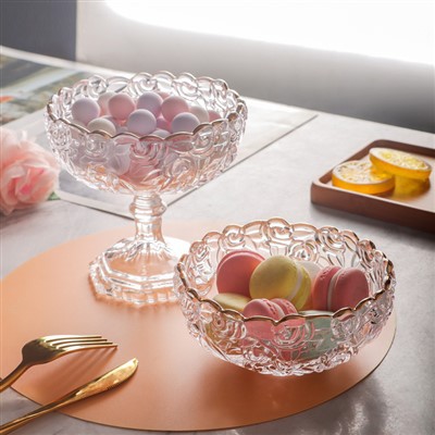 Footed Ice Cream Bowls