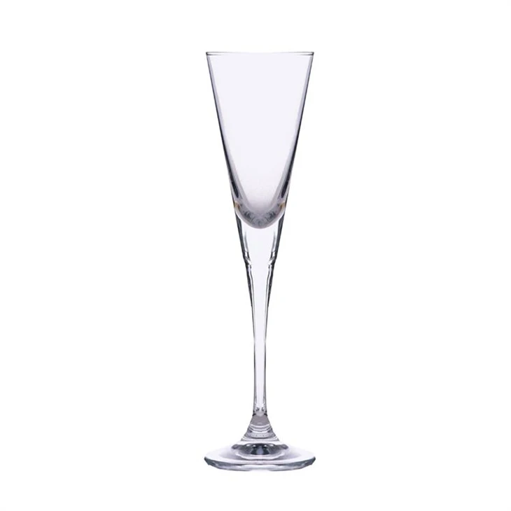 info-1-1 V-shape colorful champagne glass 3